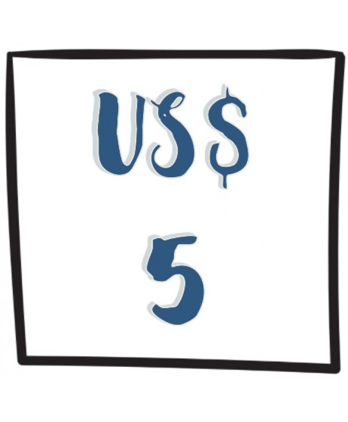 Pago de  US$5